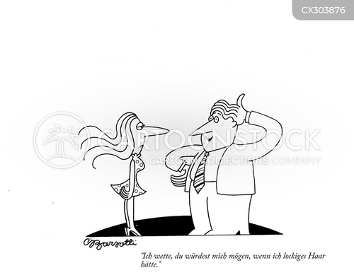 Cartoons und Karikaturen mit Schamhaare