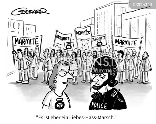 cartoons-und-karikaturen-mit-politische-proteste