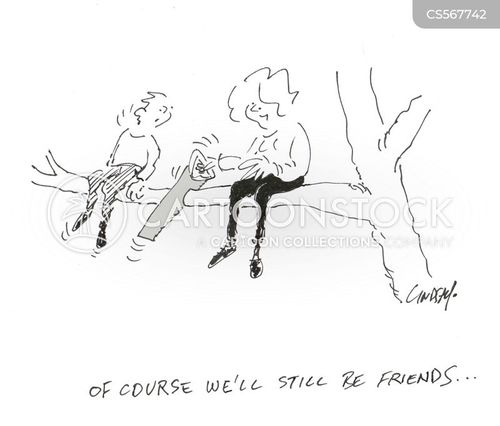 Friendship Breakup Cartoons and Comics - funny pictures from CartoonStock
