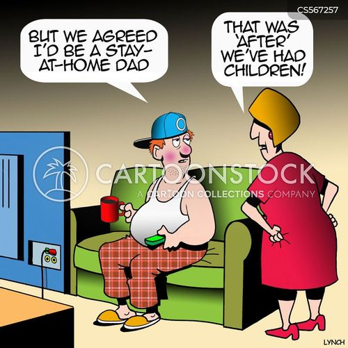 Stay At Home Dad Cartoons and Comics - funny pictures from CartoonStock