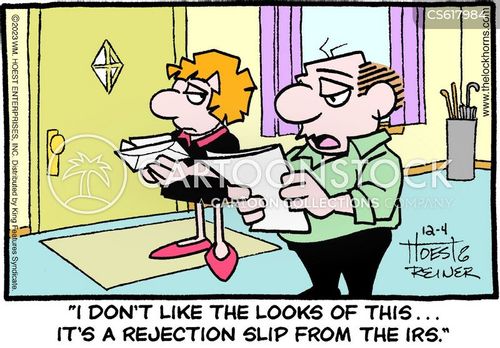 Rejected Tax Return Cartoons and Comics - funny pictures from CartoonStock