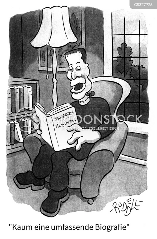 Cartoons und Karikaturen mit Biografie-literatur