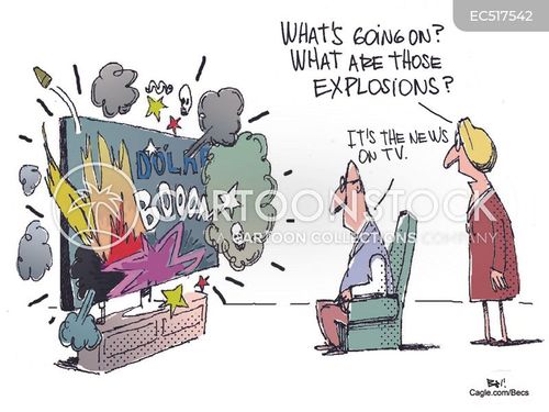 Microwave Explosion Cartoons and Comics - funny pictures from CartoonStock