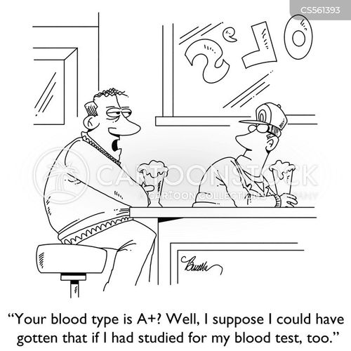 Blood Exam Cartoons and Comics - funny pictures from CartoonStock
