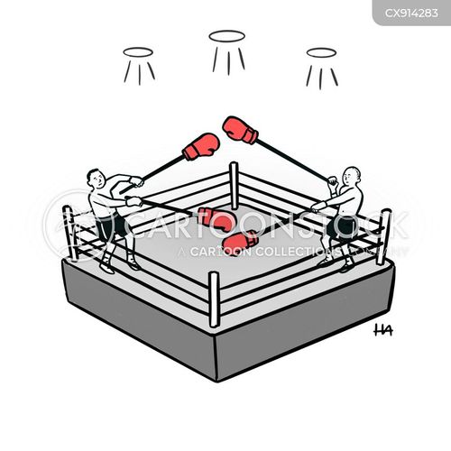 Contemporary Boxing Cartoons And Comics Funny Pictures From Cartoonstock