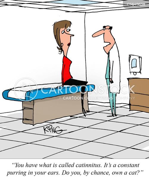 Ears Ringing Cartoon Tinnitus Cartoons and Comics - funny pictures from CartoonStock