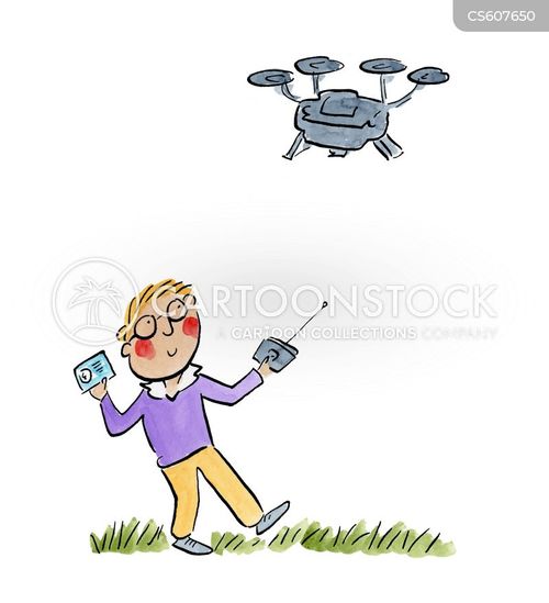 Flying Robot Cartoons and Comics - funny pictures from CartoonStock
