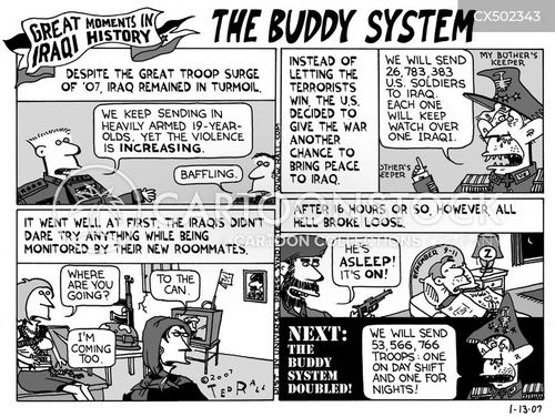 Buddy System Cartoons and Comics - funny pictures from CartoonStock