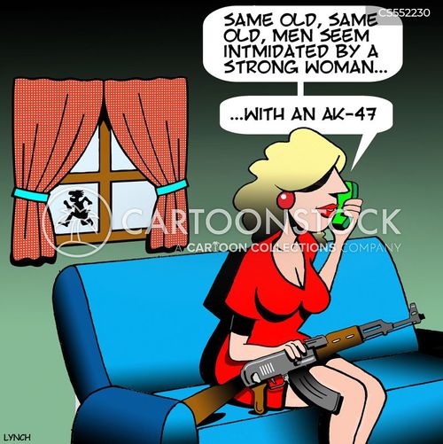 Strong Woman Cartoons and Comics - funny pictures from CartoonStock