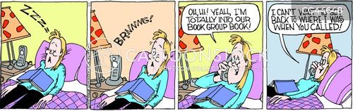 Book Group Cartoons and Comics - funny pictures from CartoonStock