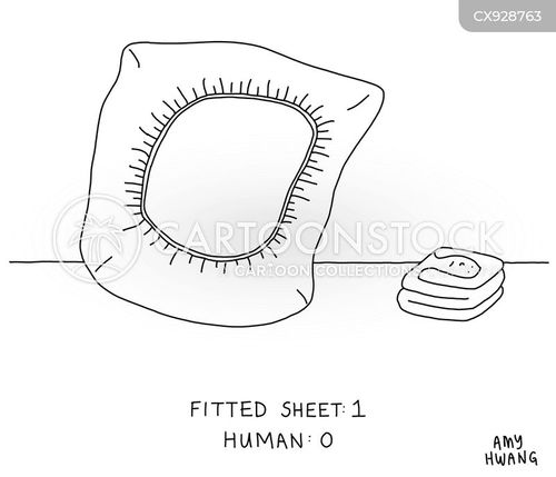 Fitted Sheet Cartoons And Comics Funny Pictures From CartoonStock