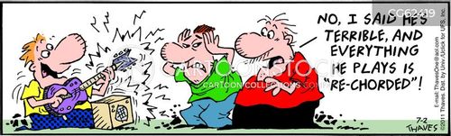 Chords Cartoons and Comics - funny pictures from CartoonStock