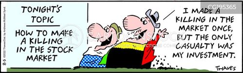 Equities Market Cartoons and Comics - funny pictures from CartoonStock