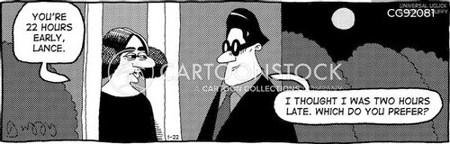 72 Hours Early Cartoons and Comics - funny pictures from CartoonStock