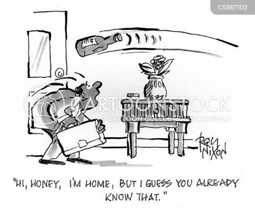 Couple's Dispute Cartoons and Comics - funny pictures from CartoonStock