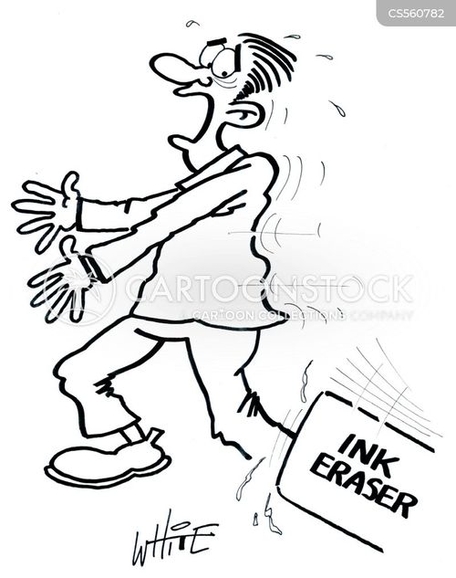 Ink Eraser Cartoons and Comics - funny pictures from CartoonStock