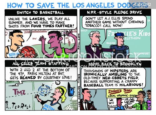 Los Angeles Dodgers Cartoons and Comics - funny pictures from