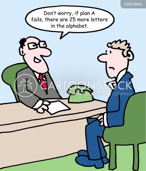 Contingency Plan Cartoons and Comics - funny pictures from CartoonStock