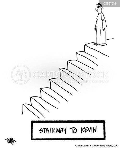Stairway To Heaven Cartoons and Comics funny pictures from CartoonStock