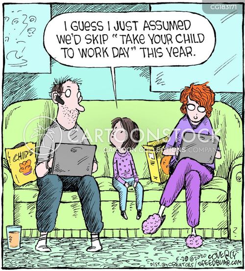 Telecommuting Work Cartoons And Comics Funny Pictures From Cartoonstock 2679