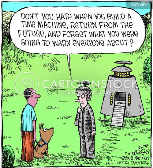 Time Machine Humor Build A Time Machine Cartoons and Comics - funny pictures from CartoonStock
