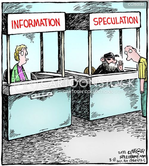 Speculated Cartoons and Comics funny pictures from CartoonStock