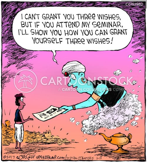 Grant Wishes Cartoons and Comics - funny pictures from CartoonStock