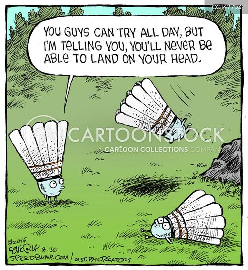 Badminton Court Cartoons And Comics Funny Pictures From Cartoonstock 7478