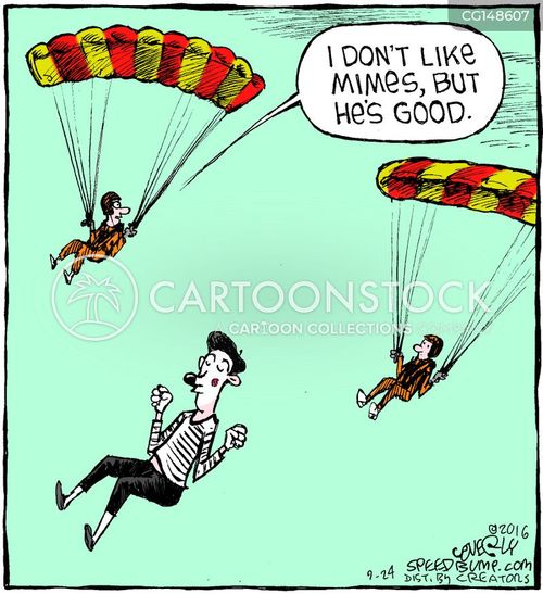 Parachute Cartoons and Comics - funny pictures from CartoonStock