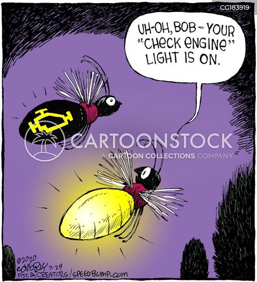 Car Warning Lights Cartoons and Comics - funny pictures from CartoonStock