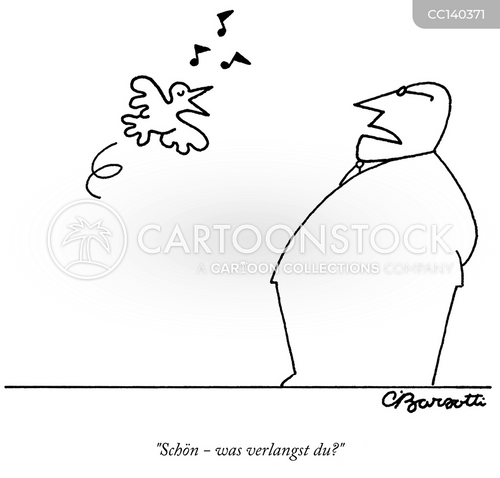 Cartoon Vogelgesang