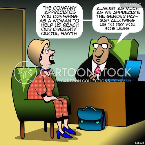 Gender Pay Gaps Cartoons And Comics Funny Pictures From Cartoonstock 0344