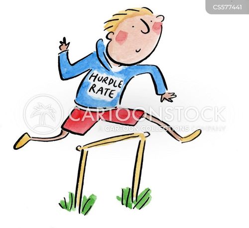 Hurdle Rate Cartoons and Comics - funny pictures from CartoonStock