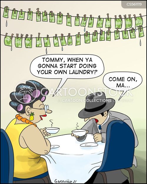 Money Launder Cartoons and Comics funny pictures from CartoonStock