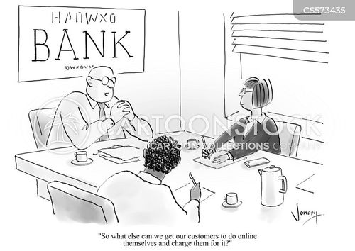 Banking Services Cartoons and Comics - funny pictures from CartoonStock