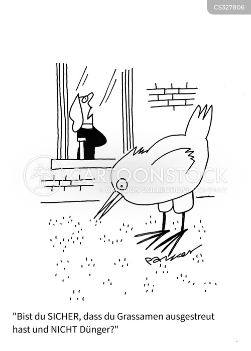 Cartoons und Karikaturen mit Riesiger Vogel