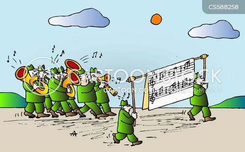 concert band cartoon