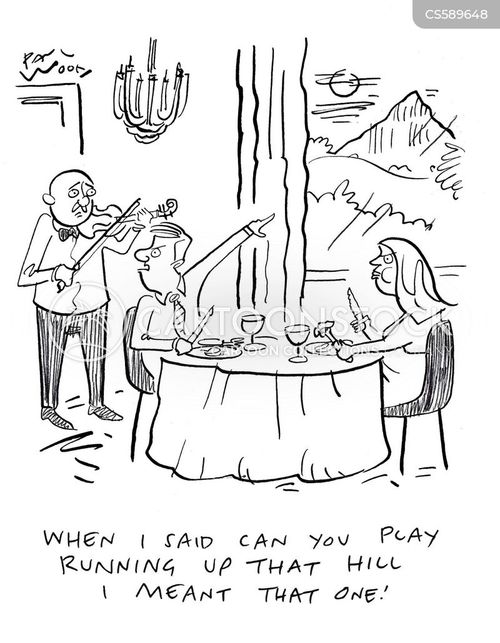 Serenade Music Cartoons and Comics - funny pictures from CartoonStock