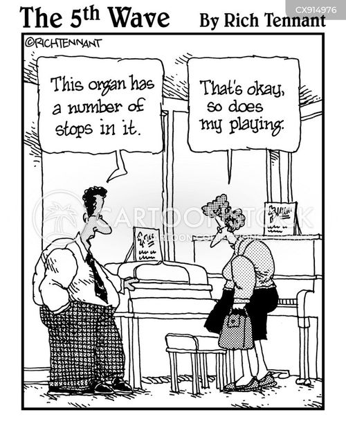 Church Organ Cartoons and Comics - funny pictures from CartoonStock