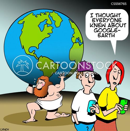 Holding Up The Sky Cartoons and Comics - funny pictures from CartoonStock