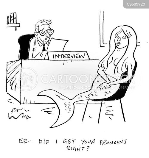 Personal Pronouns Cartoons and Comics - funny pictures from CartoonStock