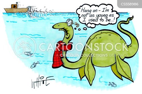 Water Monster Cartoons and Comics - funny pictures from CartoonStock