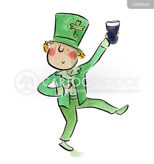 Leprechaun Baskets ClipArt - St. Patrick's Day Leprechauns - St Patrick  Candy Baskets Graphics