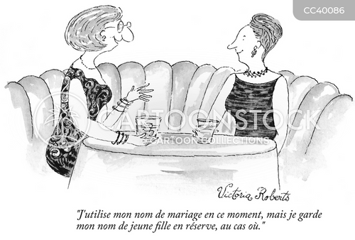 Dessins humoristique et caricaturés avec Noms De Jeune Fille