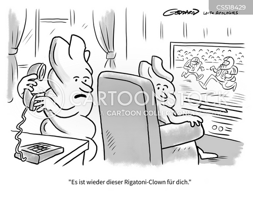 Humor Comics Rigotoni Cartoons und Karikaturen mit Rigatoni