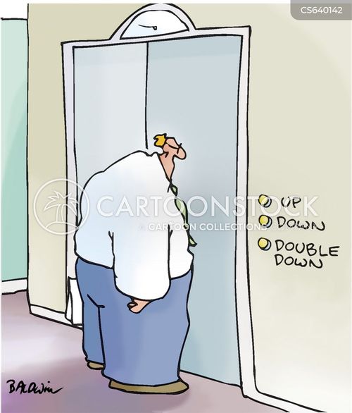 Up Or Down Buttons Cartoons and Comics - funny pictures from CartoonStock