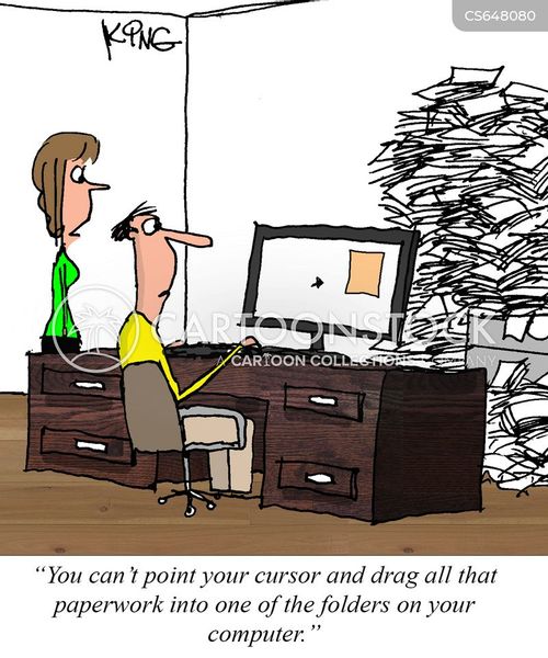 Paperwork Cartoons and Comics - funny pictures from CartoonStock