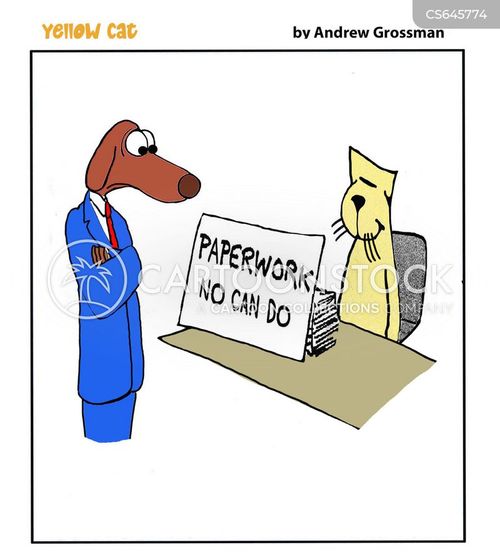 Paperwork Overload Cartoons and Comics - funny pictures from CartoonStock