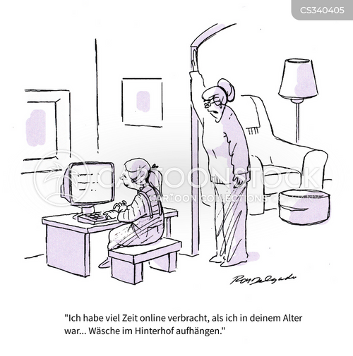 Cartoons und Karikaturen mit Erziehungsunterschiede