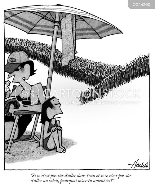 dessins-humoristique-et-caricatur-s-avec-divertissement-en-bord-de-mer